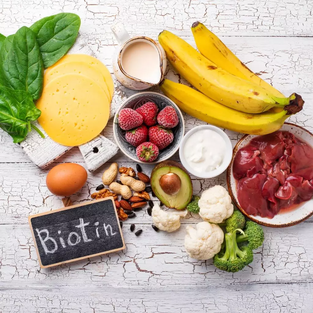 Ilustração da molécula de Biotina presente no Long Beauty