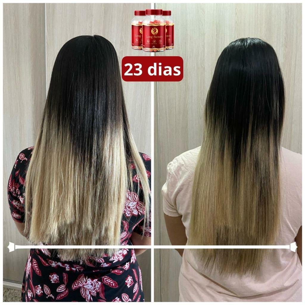 Resultados do primeiro mês usando Long Beauty