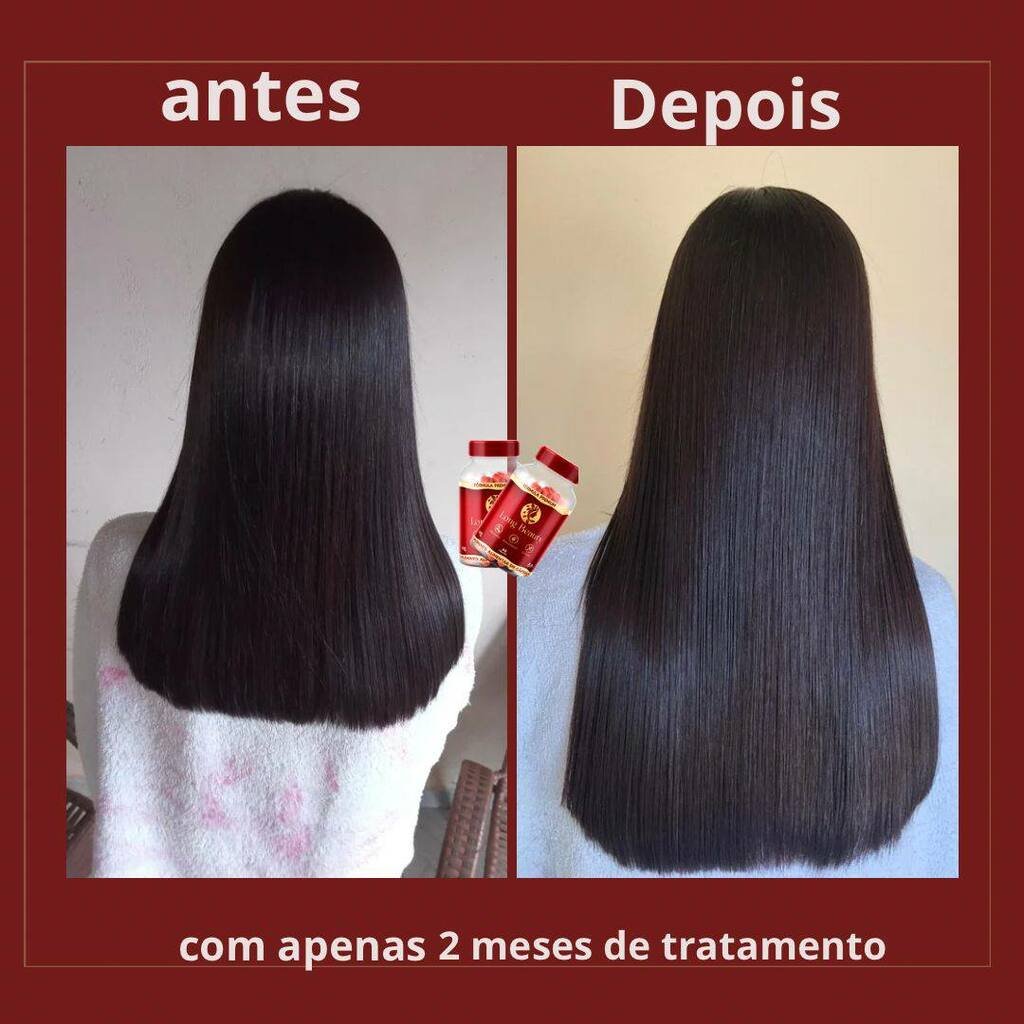 Resultados do segundo mês usando Long Beauty